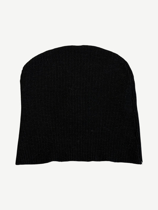 424 Black Crest Thermal Skully Beanie