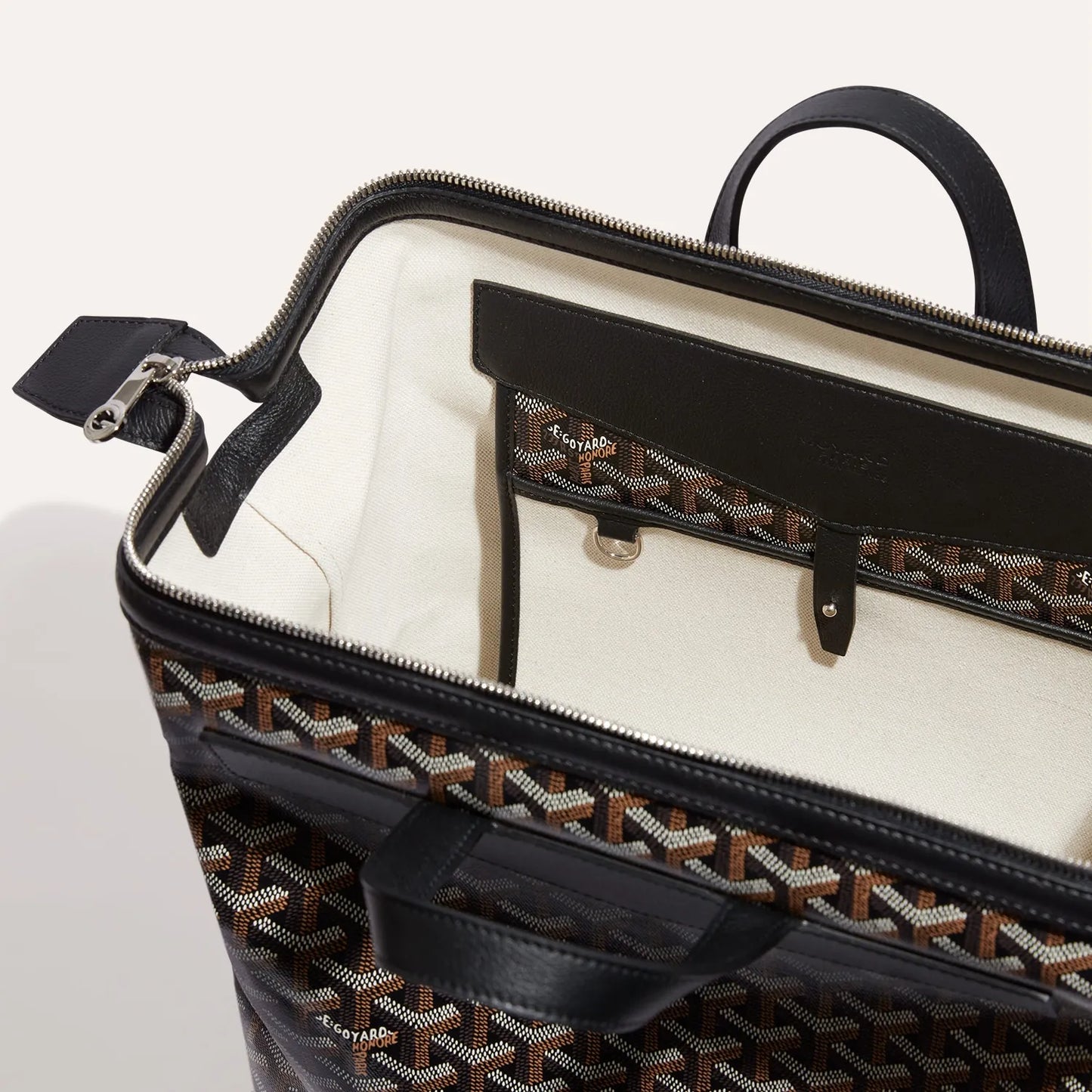 Goyard Black Cisalpin Backpack