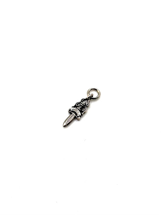 Chrome Hearts Silver No. 5 Dagger With Bale Pendant