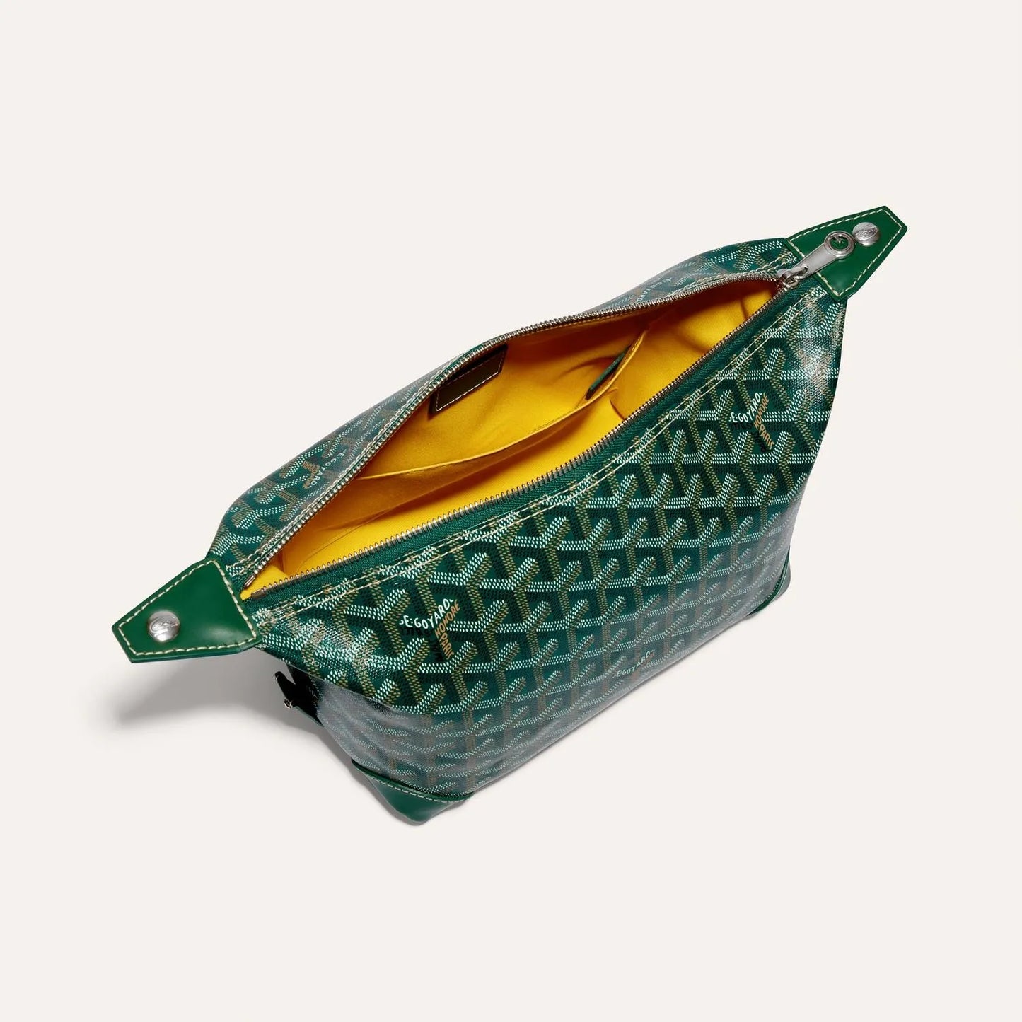 Goyard Green Bowling 25 Toiletry Bag