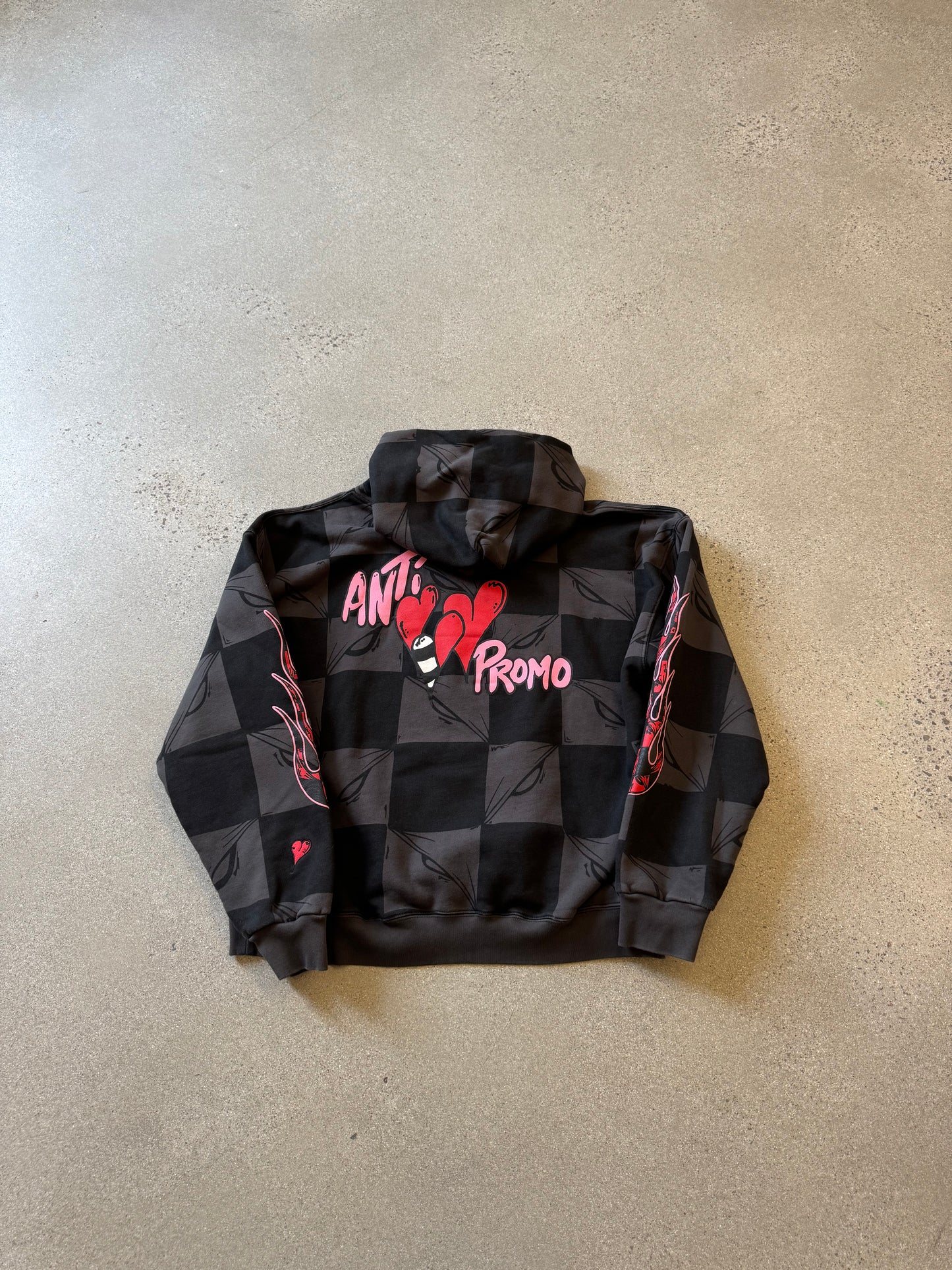 Matty Boy Anti Promo Flame Print 99 Eyes Hoodie