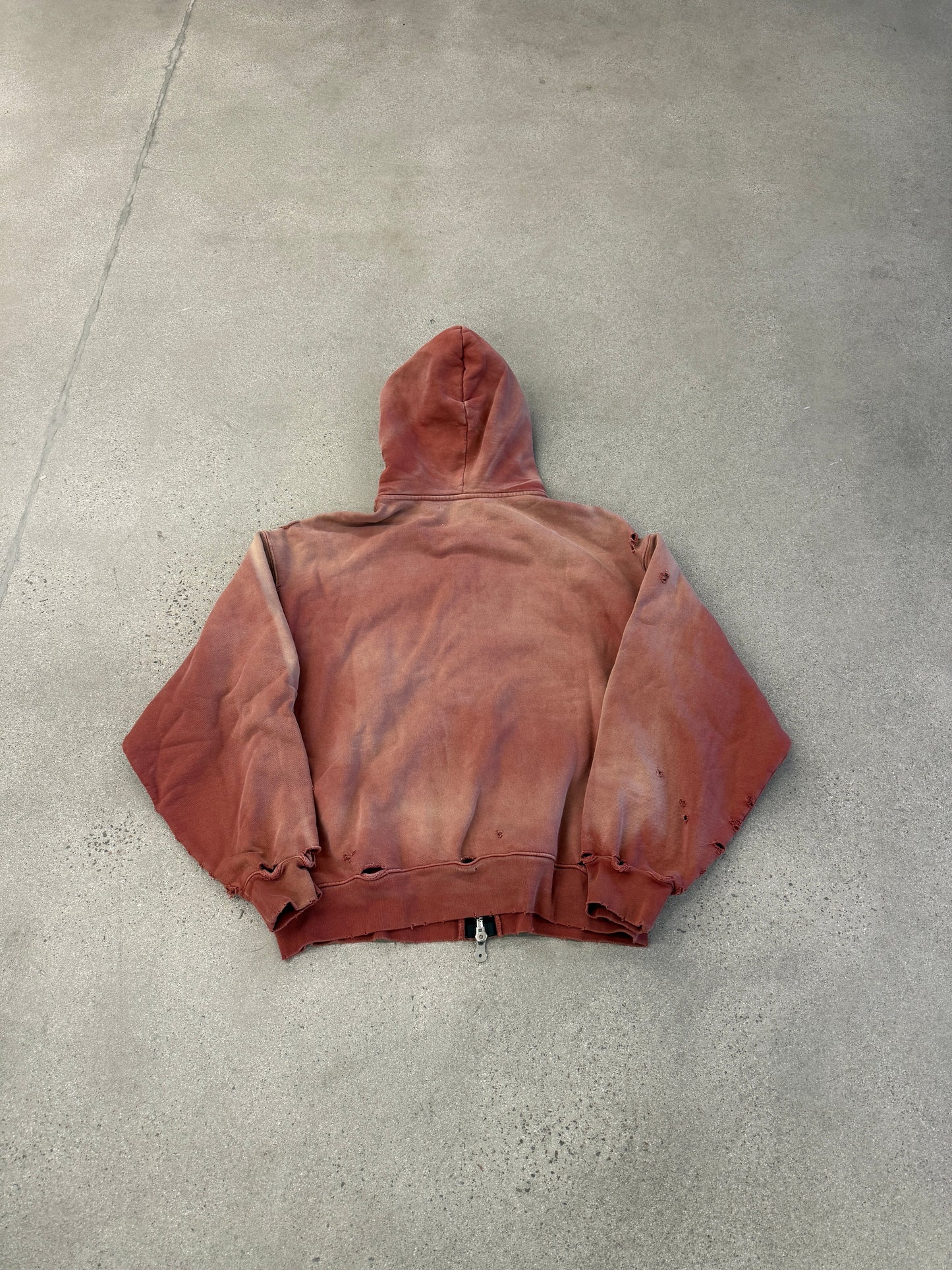 Satoshi Nakamoto Red 1969 Rock Zipup Hoodie