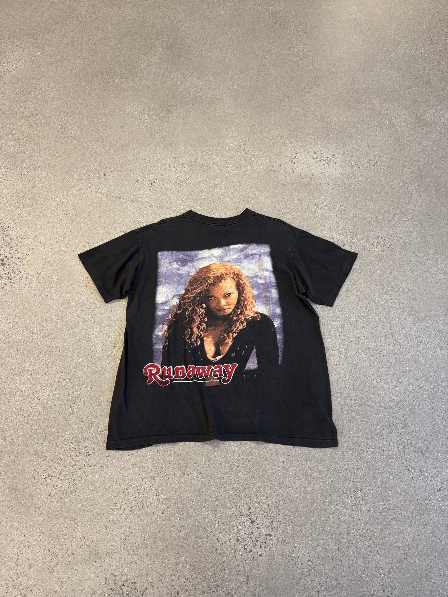 Vintage Janet Jackson Runaway Rap Tee