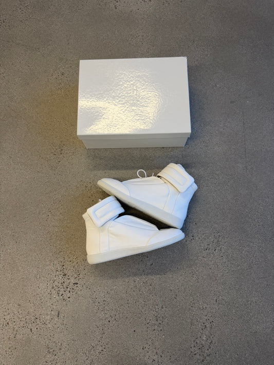 Maison Margiela White Future Leather High Tops