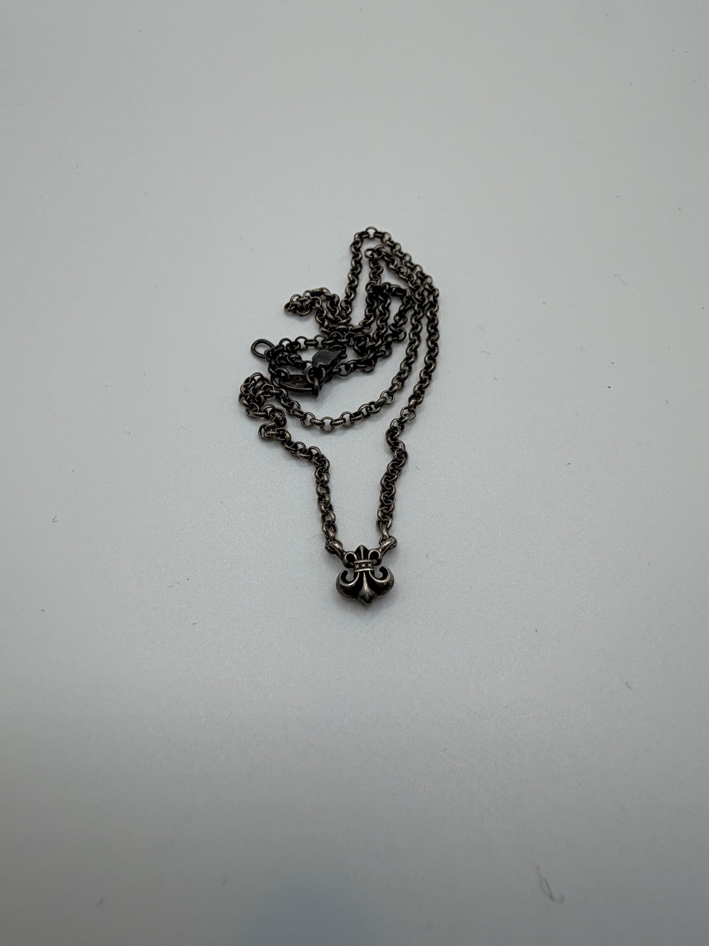 Chrome Hearts Fleur Roll Chain 16 inch