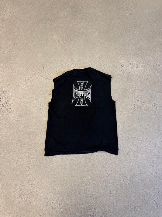 Vintage West Coast Choppers Stitched Cutoff Tee