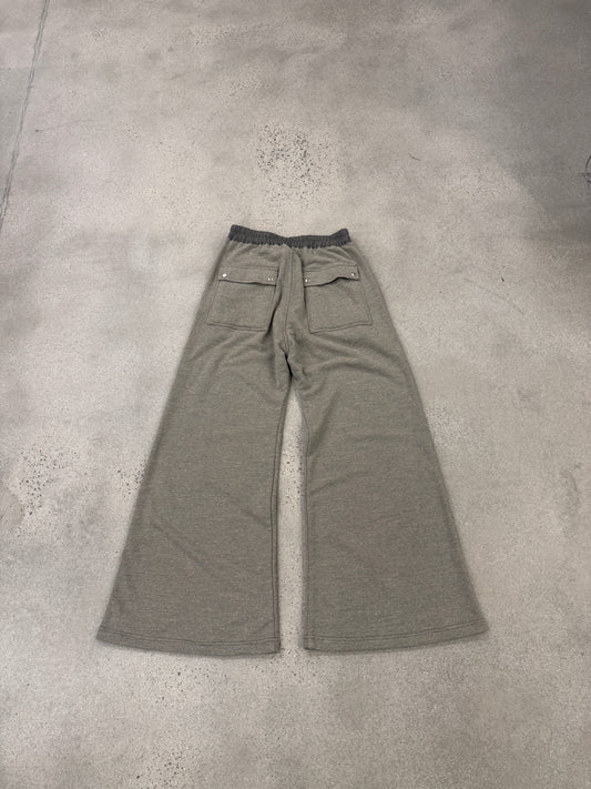 Rick Owens DRKSHDW Grey Melange Geth Bela Sweatpants