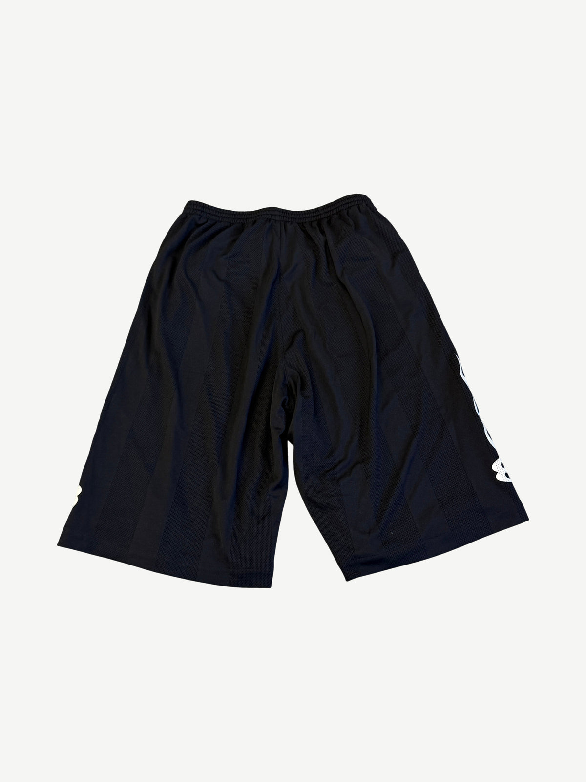 Balenciaga Black Burning Unity Mesh Shorts