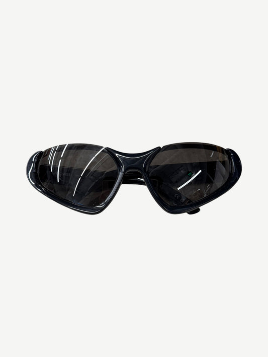 Balenciaga Cat Eye Black Grey Sunglasses