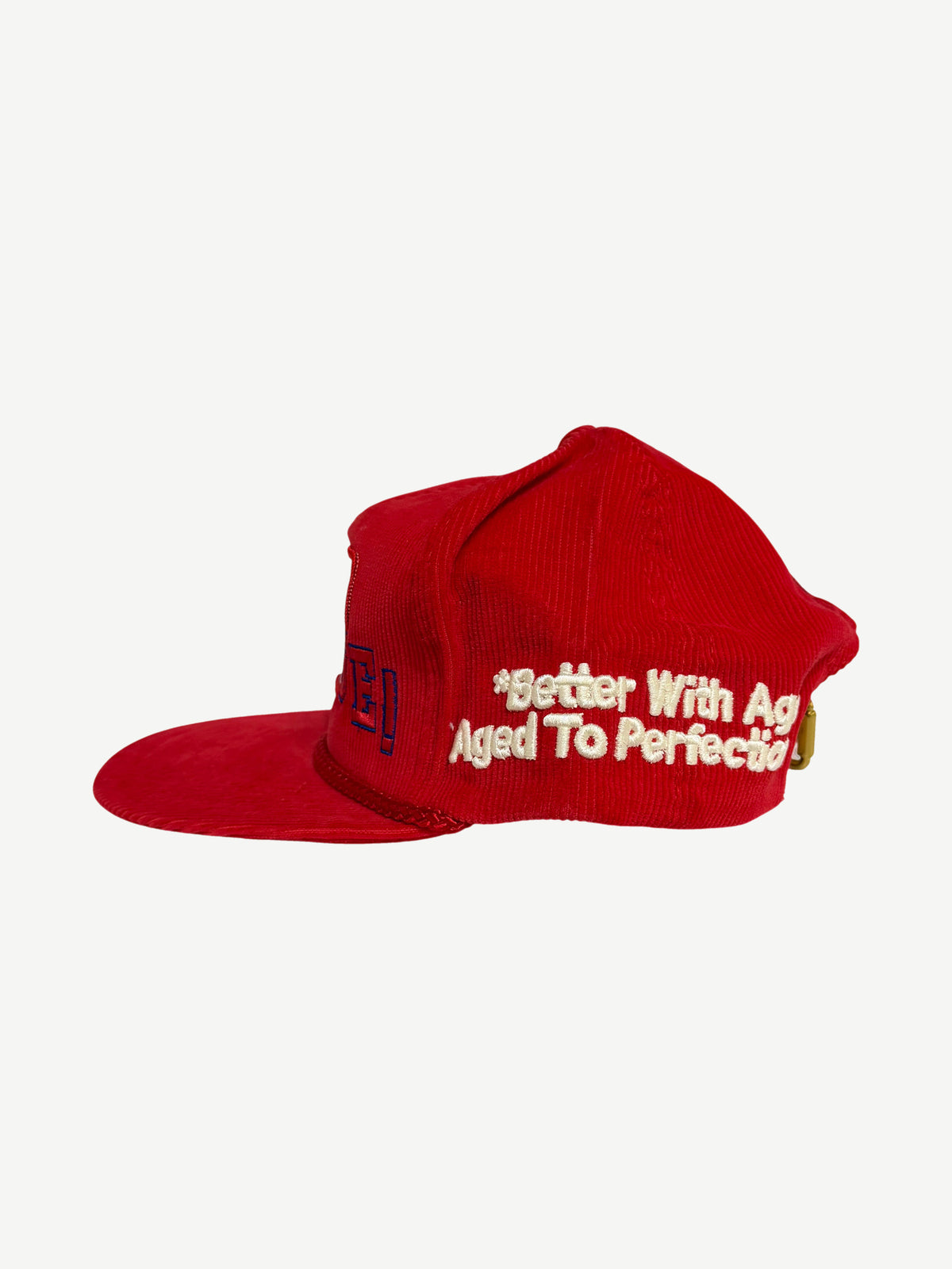 Better With Age Red Stranger Corduroy Trucker Hat