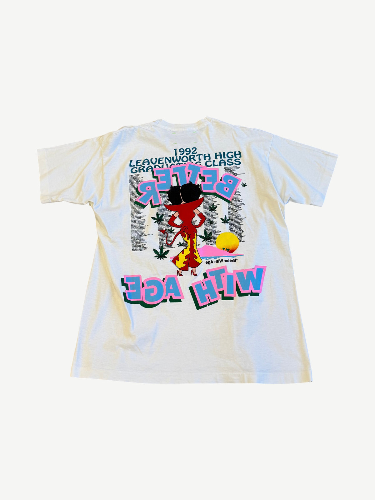 Better With Age White Betty Boop Tee