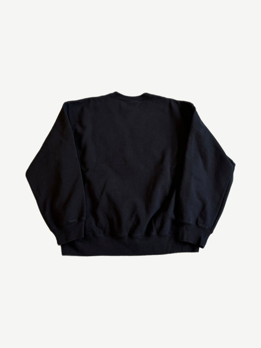 Black Supreme Plaid Arc Crewneck