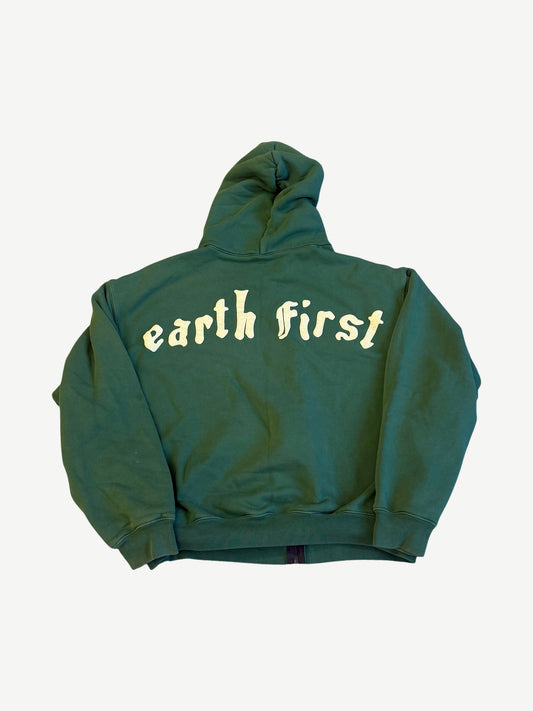 Cactus Plant Flea Market CPFM Green Earth First Zipup