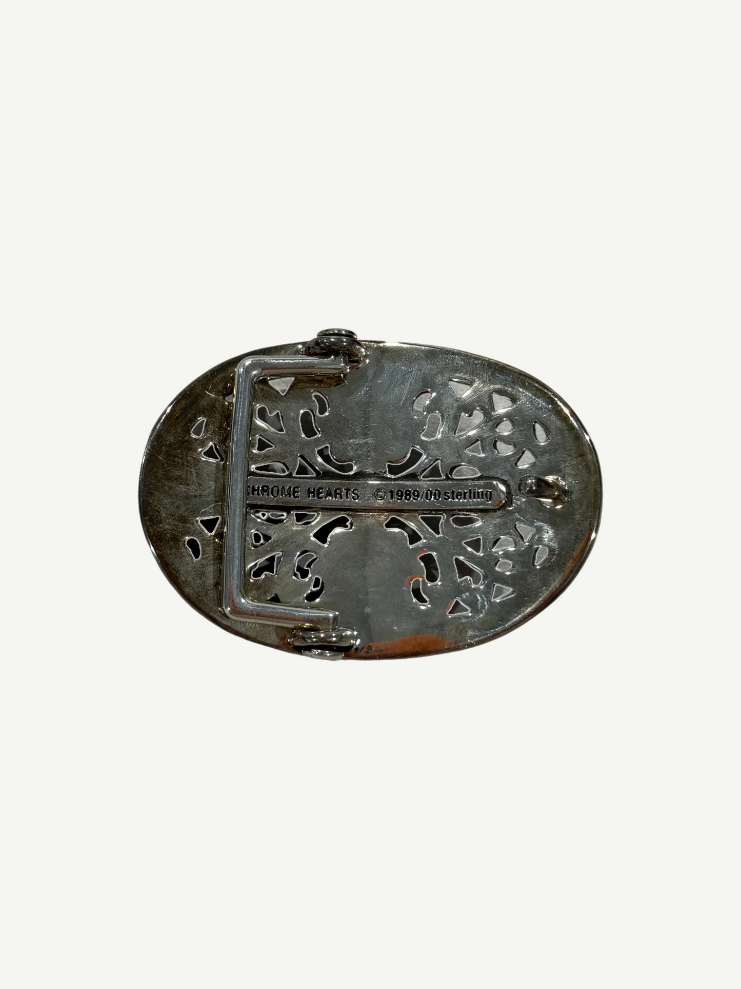Chrome Hearts 1.5 Inch Oval Belt Buckle