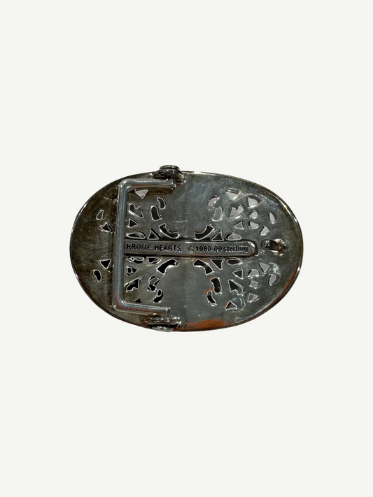Chrome Hearts 1.5 Inch Oval Belt Buckle