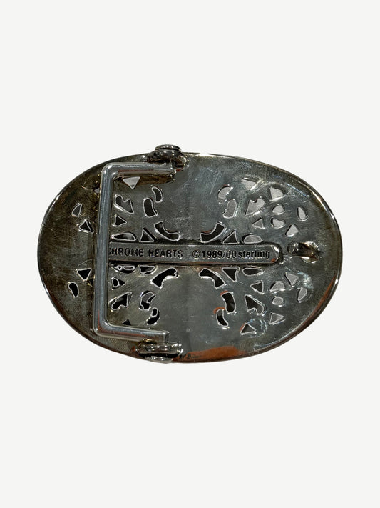 Chrome Hearts 1.5 Inch Oval Belt Buckle