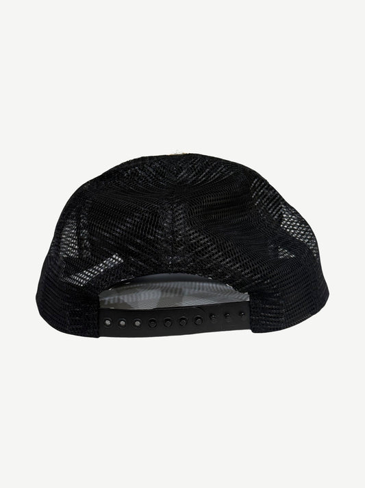 Chrome Hearts Black Aspen CH Trucker Hat