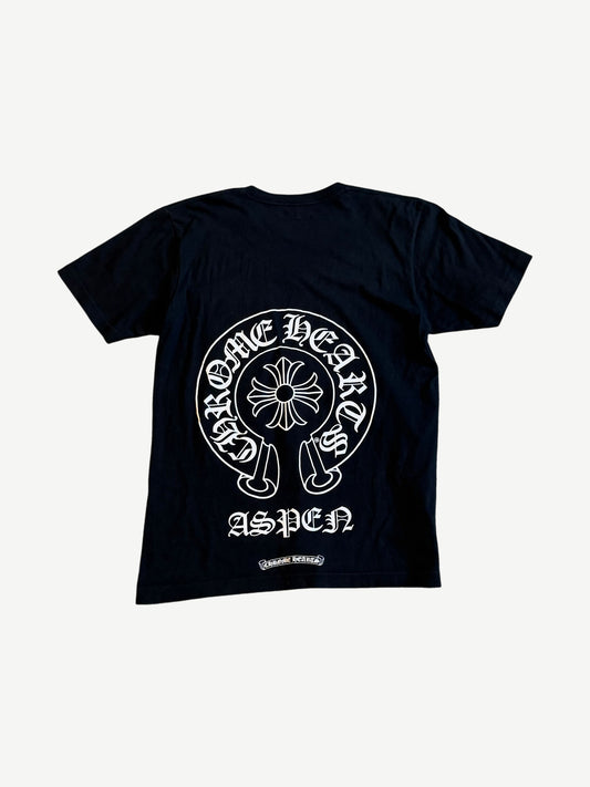 Chrome Hearts Black Aspen Exclusive Horseshoe Tee