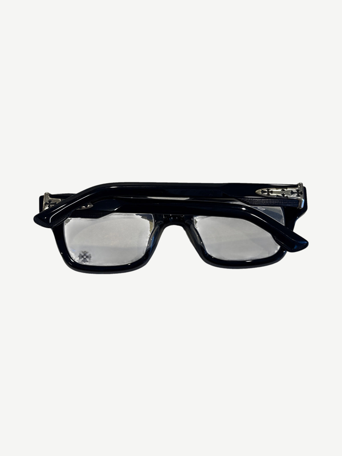 Chrome Hearts Black Crypdic Glasses