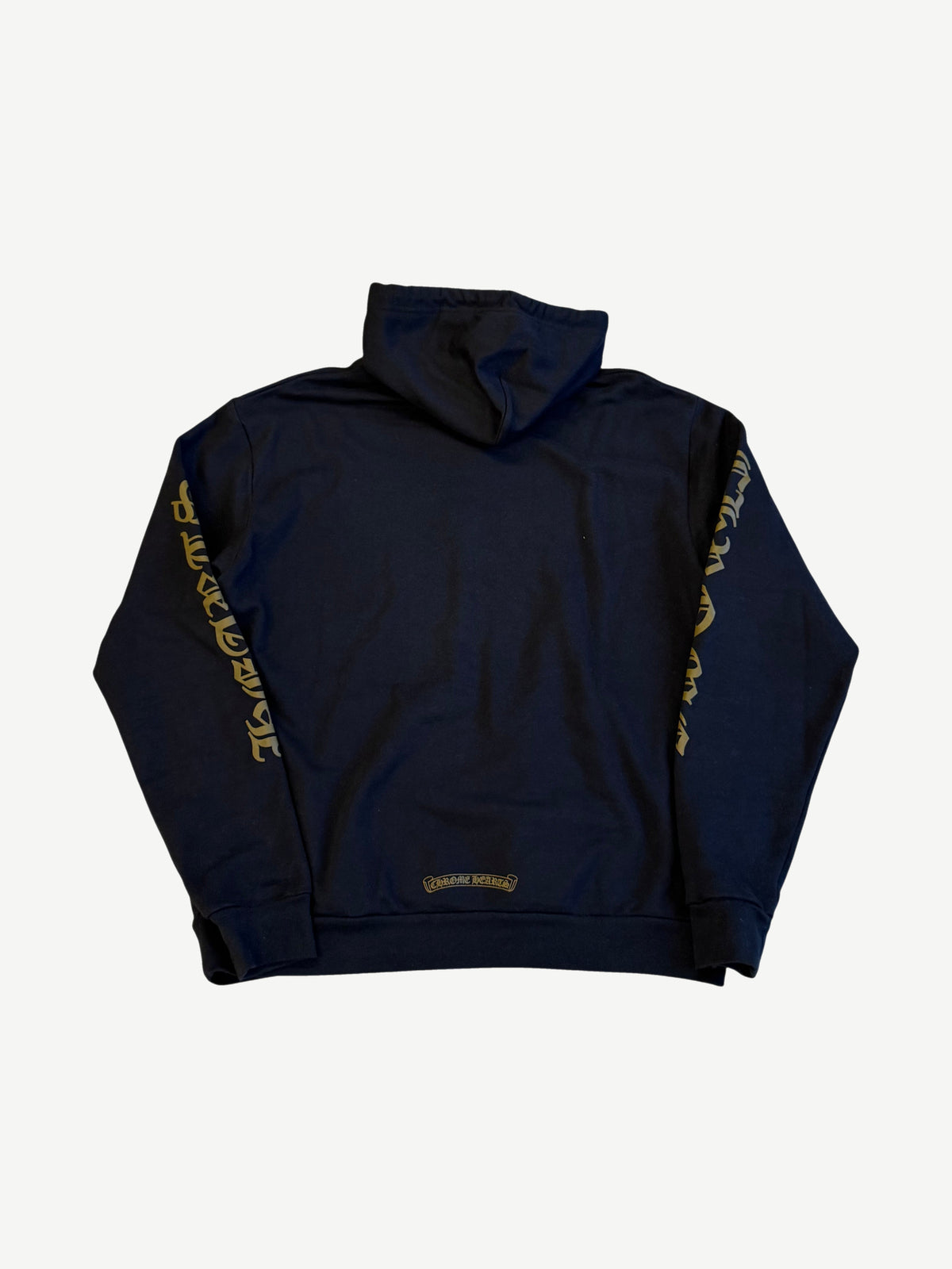 Chrome Hearts Black Olive Vertical Logo Hoodie