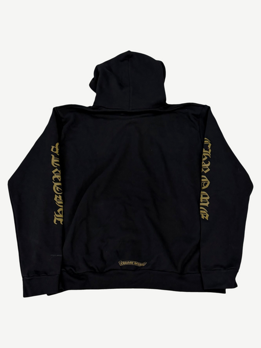 Chrome Hearts Black Olive Vertical Logo Zipup
