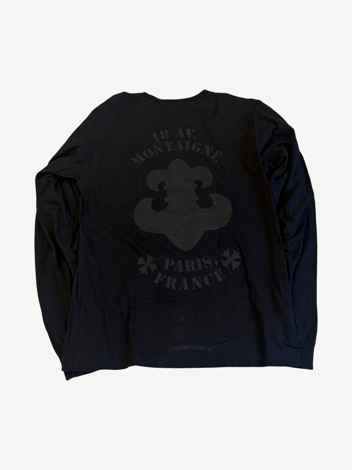 Chrome Hearts Black Paris Exclusive Fleur Longsleeve