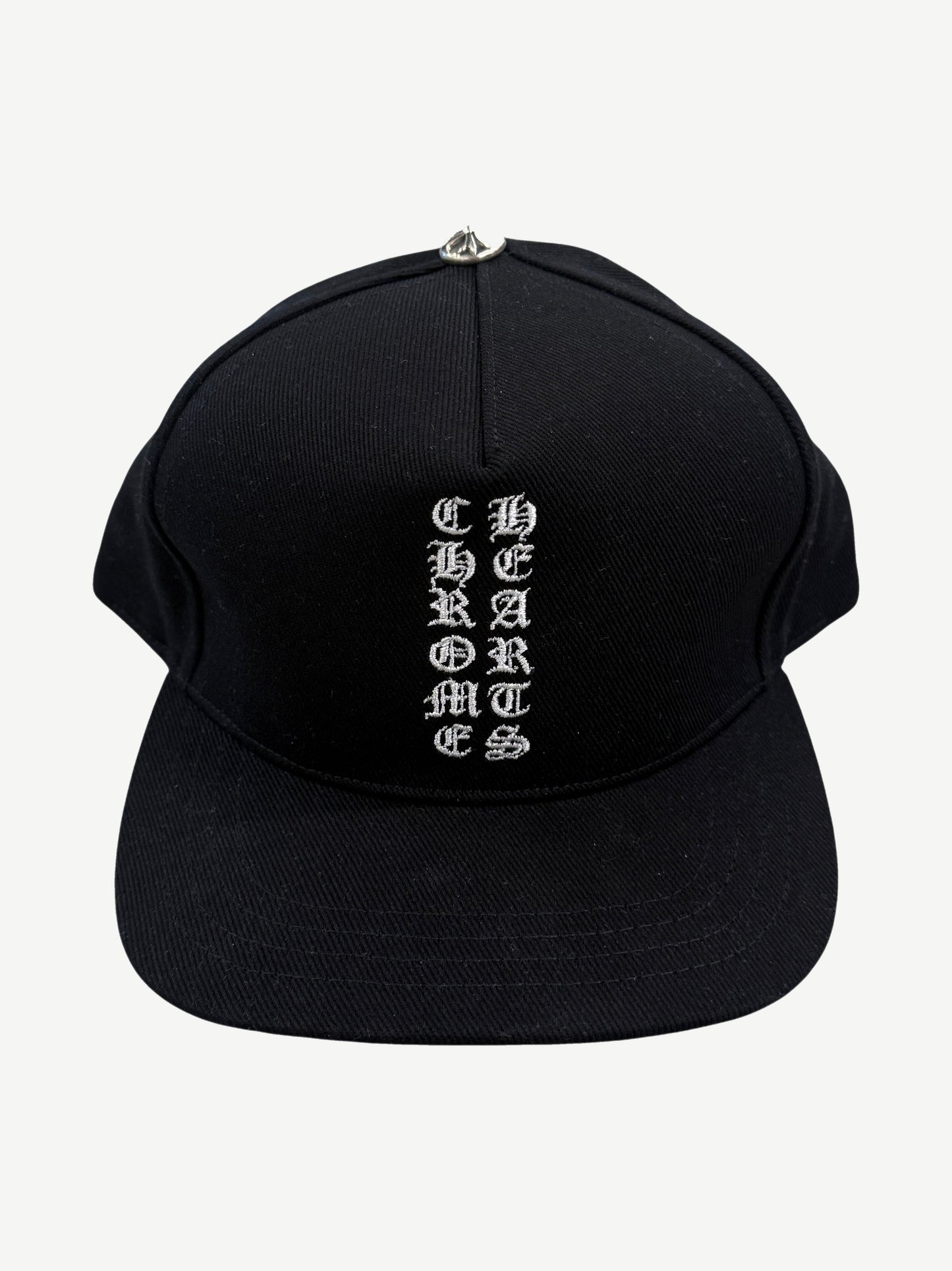 Chrome Hearts Black Vertical Logo Hat