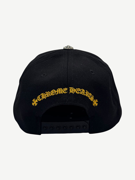 Chrome Hearts Black Yellow CH Baseball Hat