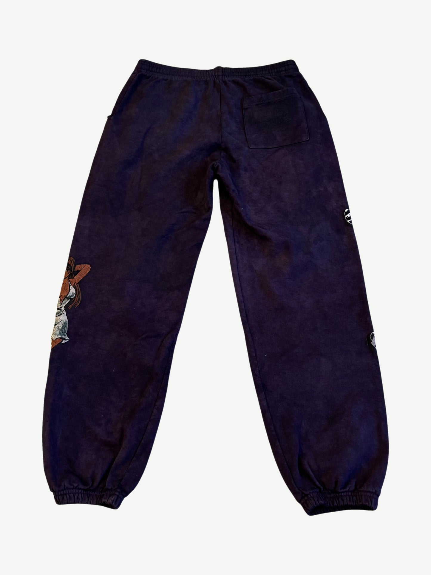Chrome Hearts Deadly Doll Purple Dyed Sweatpants