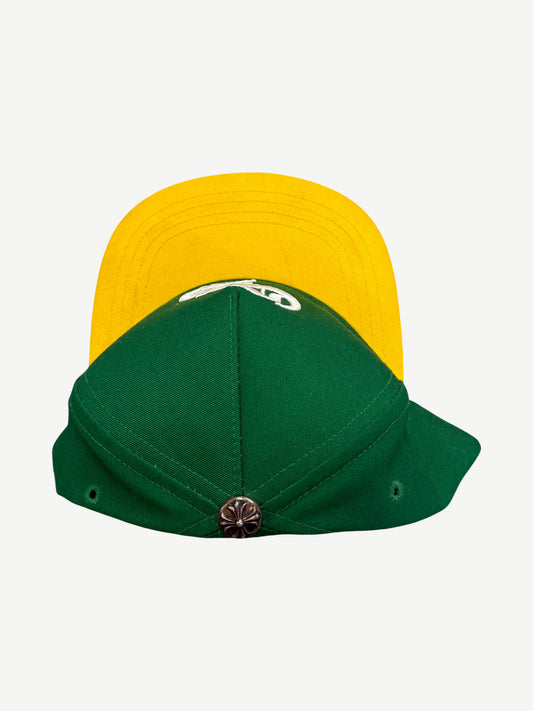 Chrome Hearts Green Yellow CH Baseball Hat