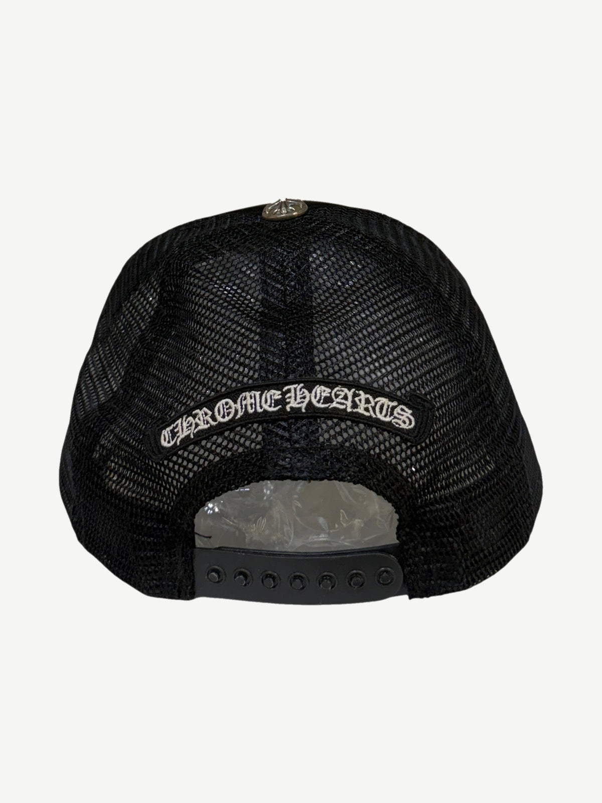 Chrome Hearts Matty Boy Anti Black Trucker Hat