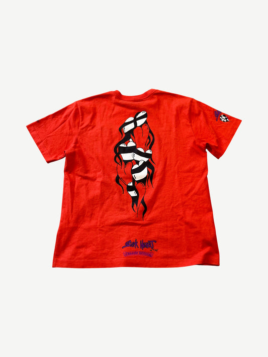 Chrome Hearts Matty Boy Orange Sadistic Lipstick Tee