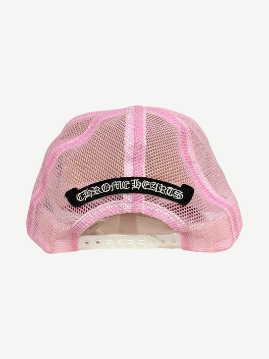Chrome Hearts Matty Boy Pink Horseshoe Trucker Hat