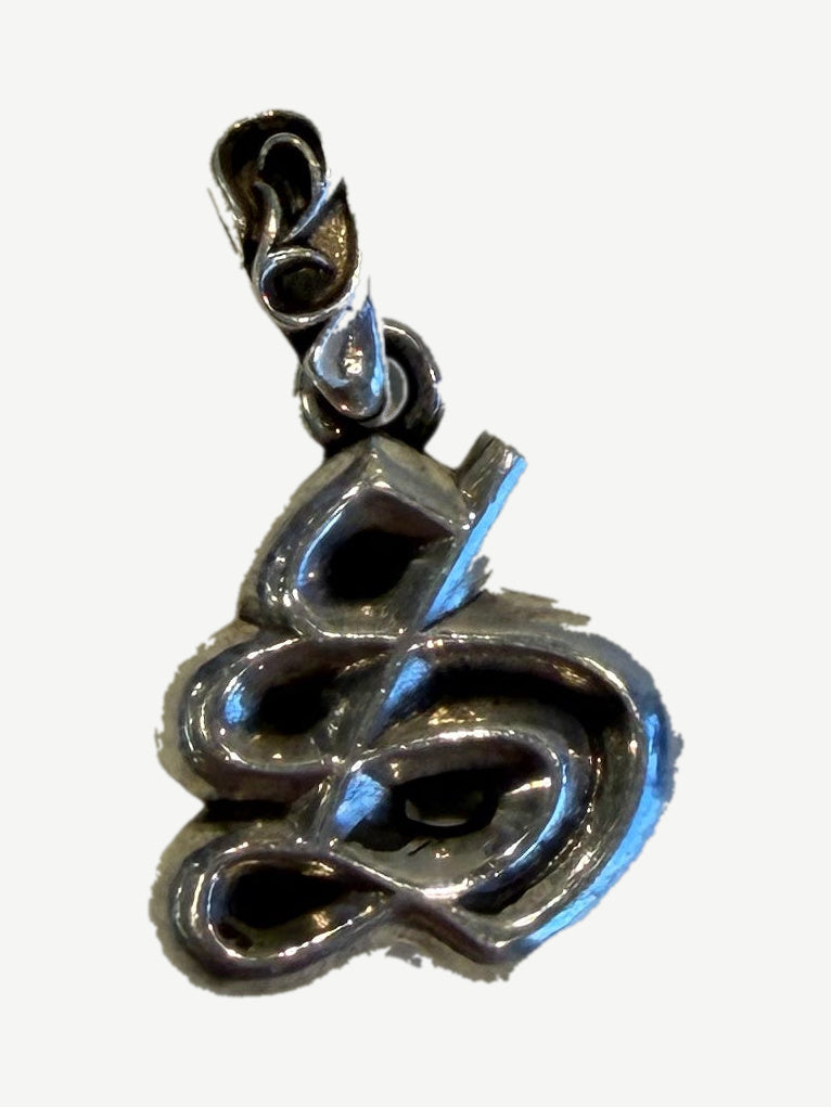 Chrome Hearts Silver Initial S Pendant