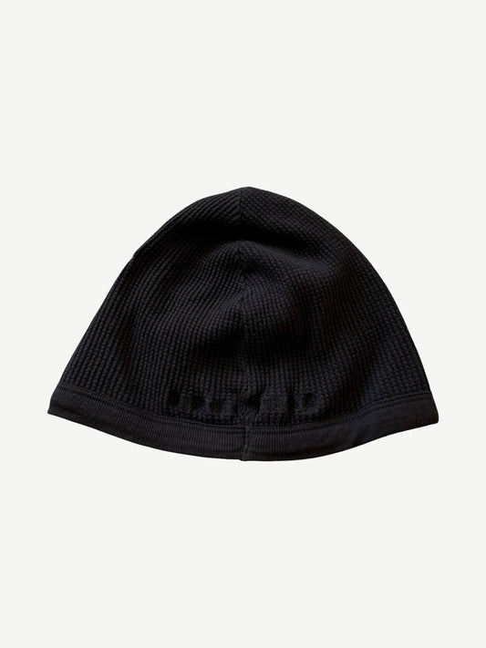 Chrome Hearts Vintage Black Plus Cross Thermal Skully Beanie