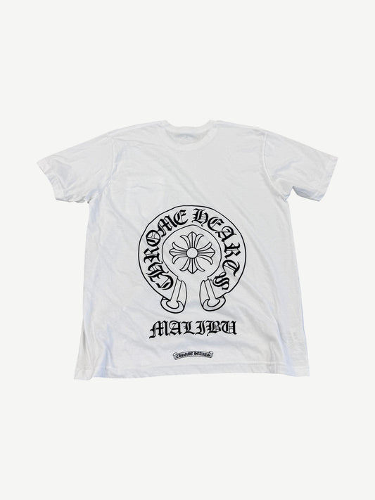 Chrome Hearts White Malibu Exclusive Horseshoe Tee
