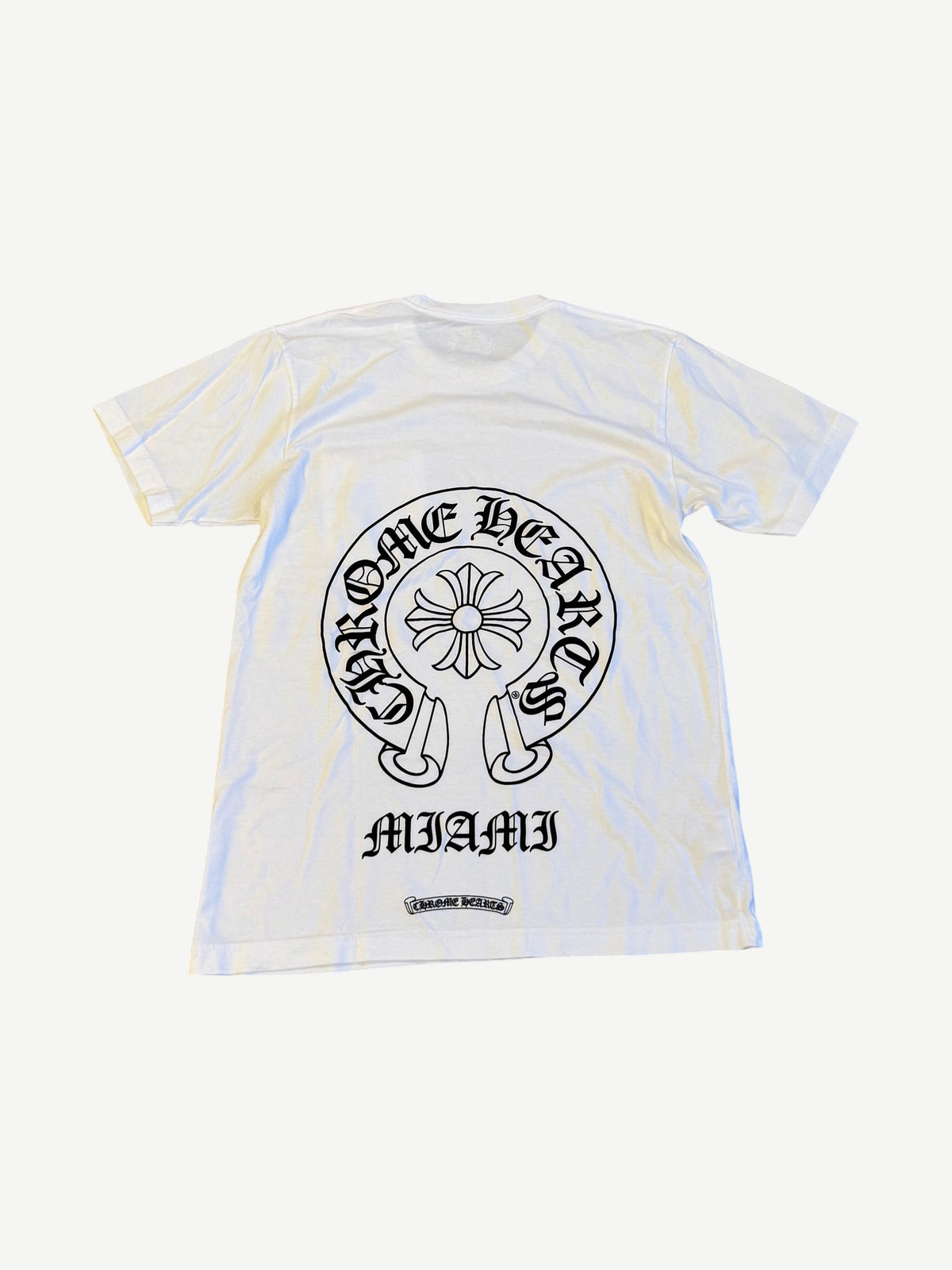 Chrome Hearts White Miami Horseshoe Tee