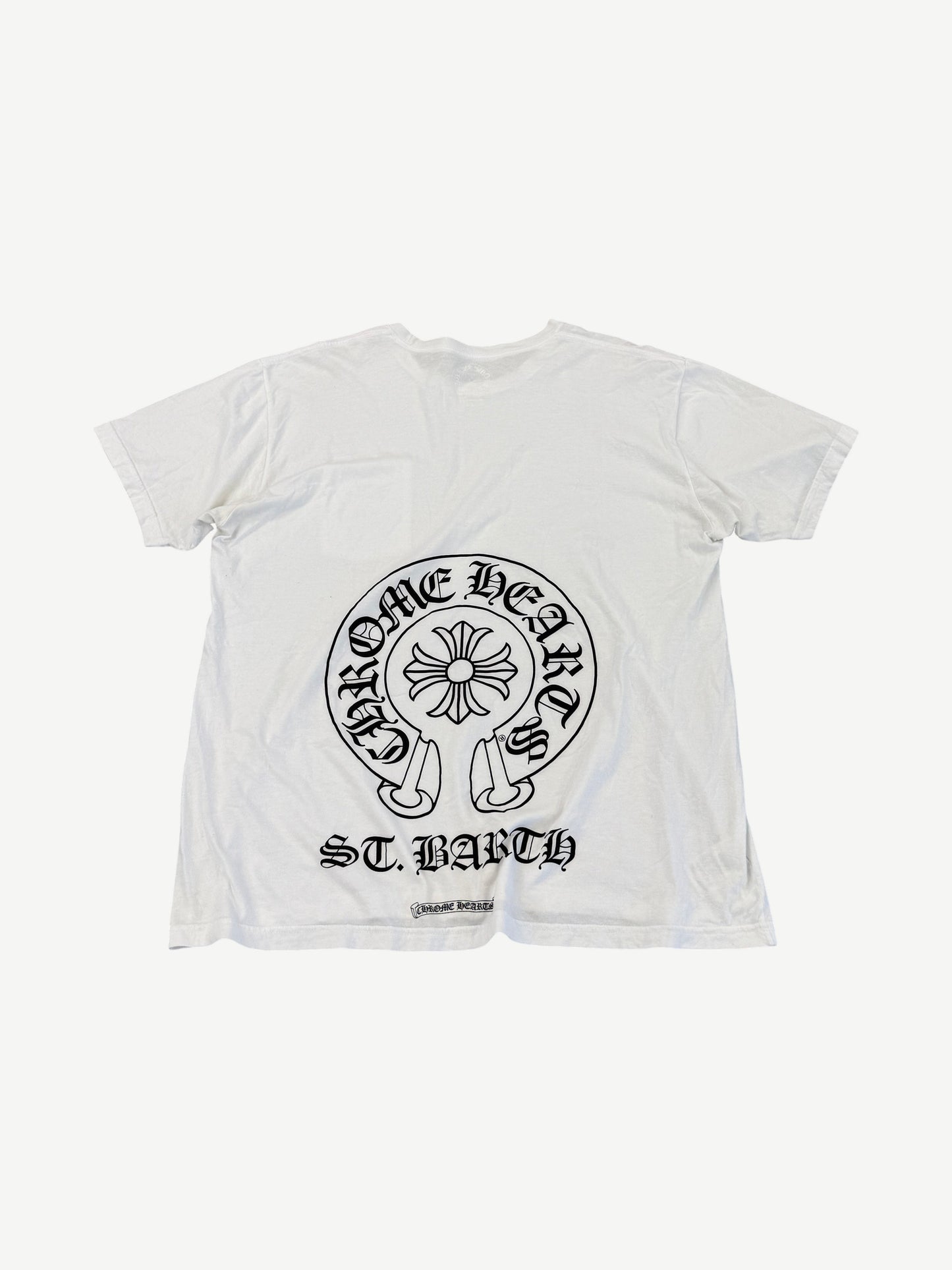 Chrome Hearts White St Barths Exclusive Horseshoe Tee