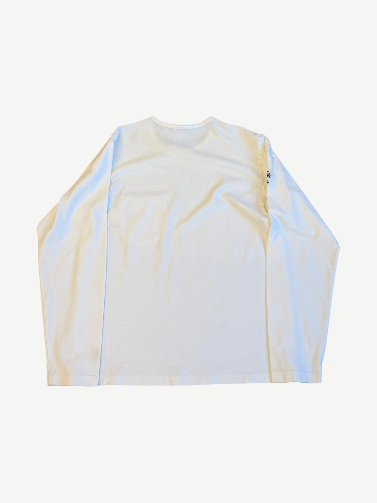 Chrome Hearts White Y Not Embroidered Eyechart Longsleeve