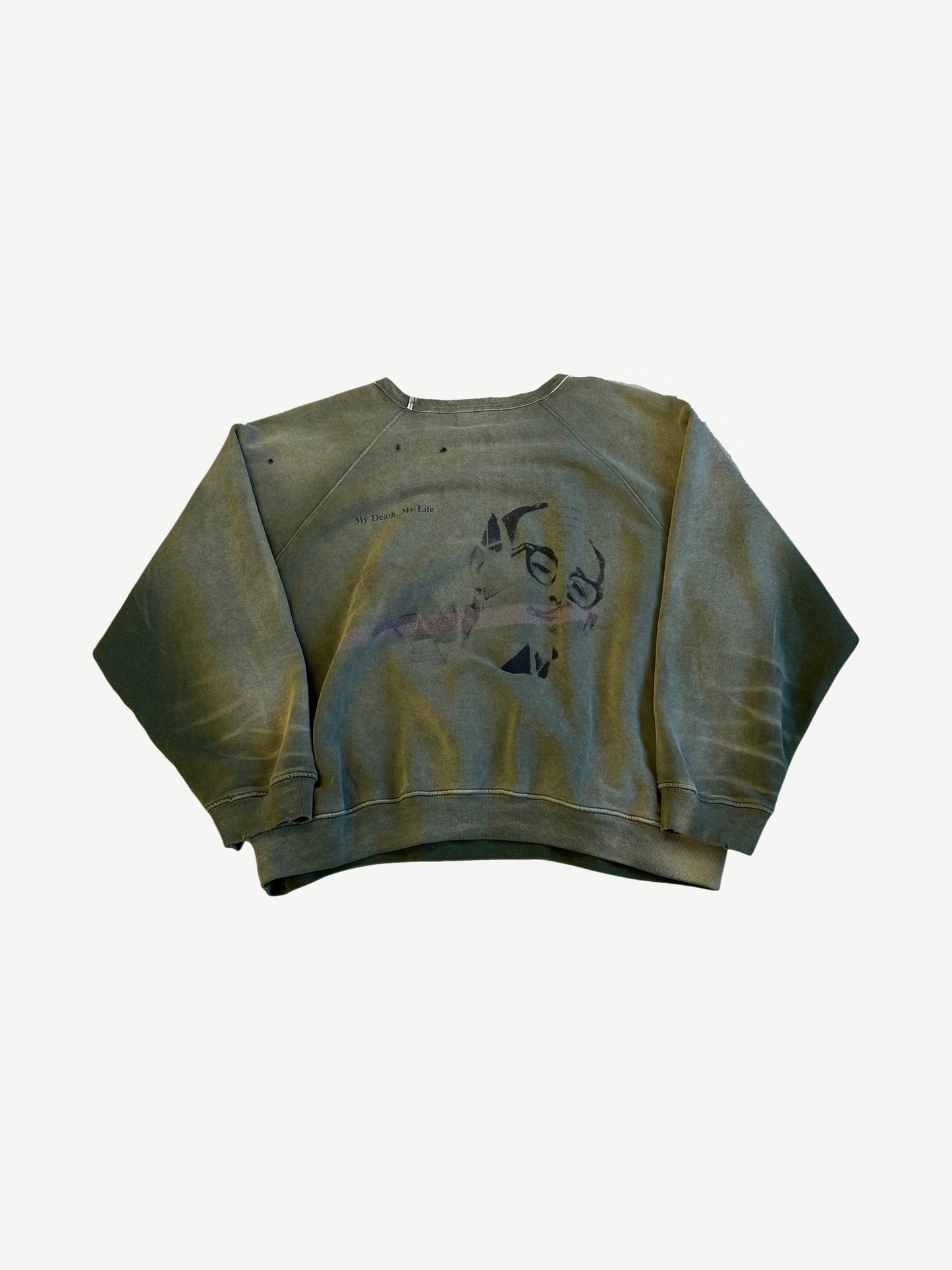 Enfants Riches Deprimes My Death My Life Raglan Crewneck