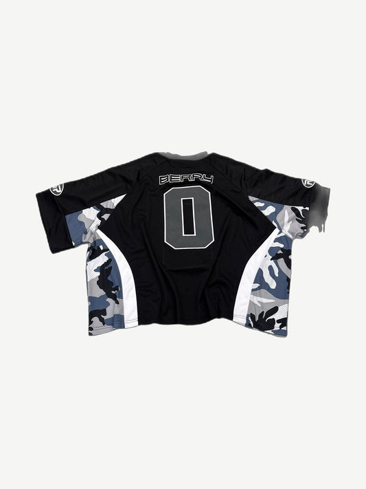 GV Gallery Raspberry Hills Great Wall jersey back, mesh athletic top with bold name and number
