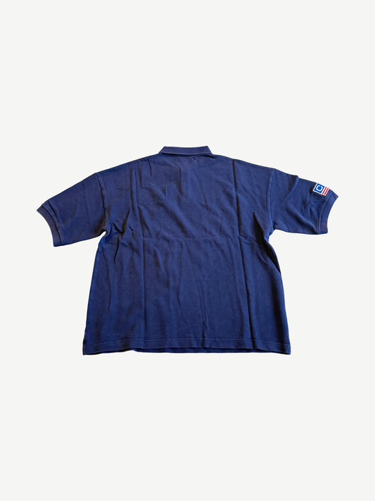Happy Memories Don't Die HMDD Glo Navy Polo