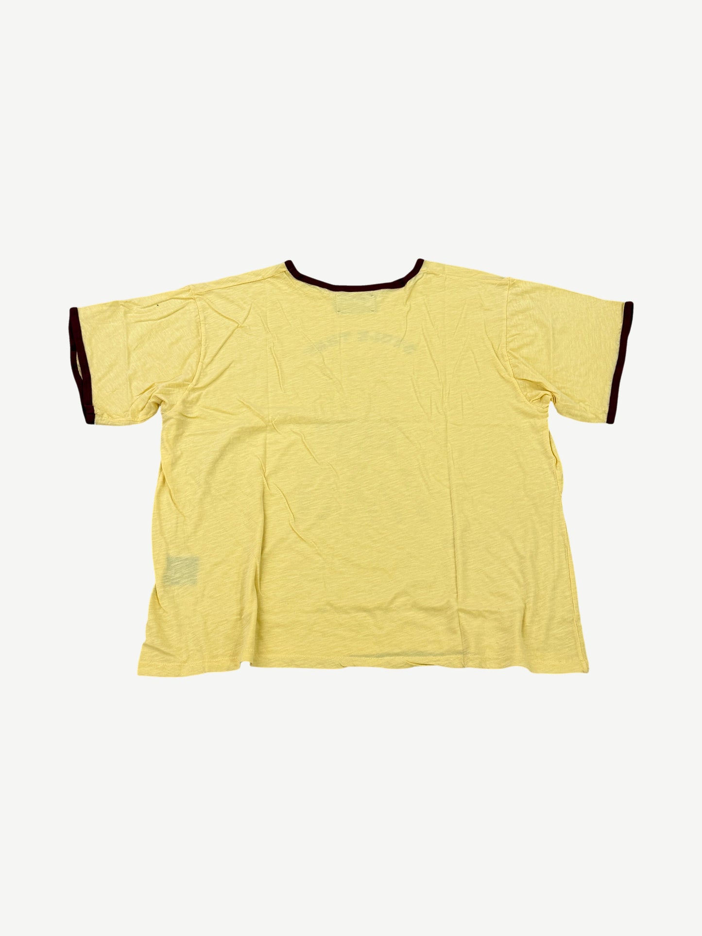 Happy Memories Don't Die HMDD Yellow Ringer Tee