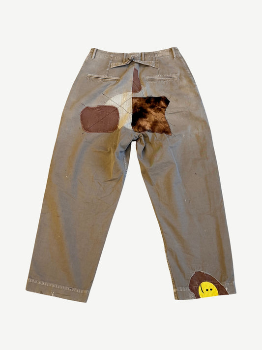 Kapital Katsuragi Gypsy Patch Remake Trousers