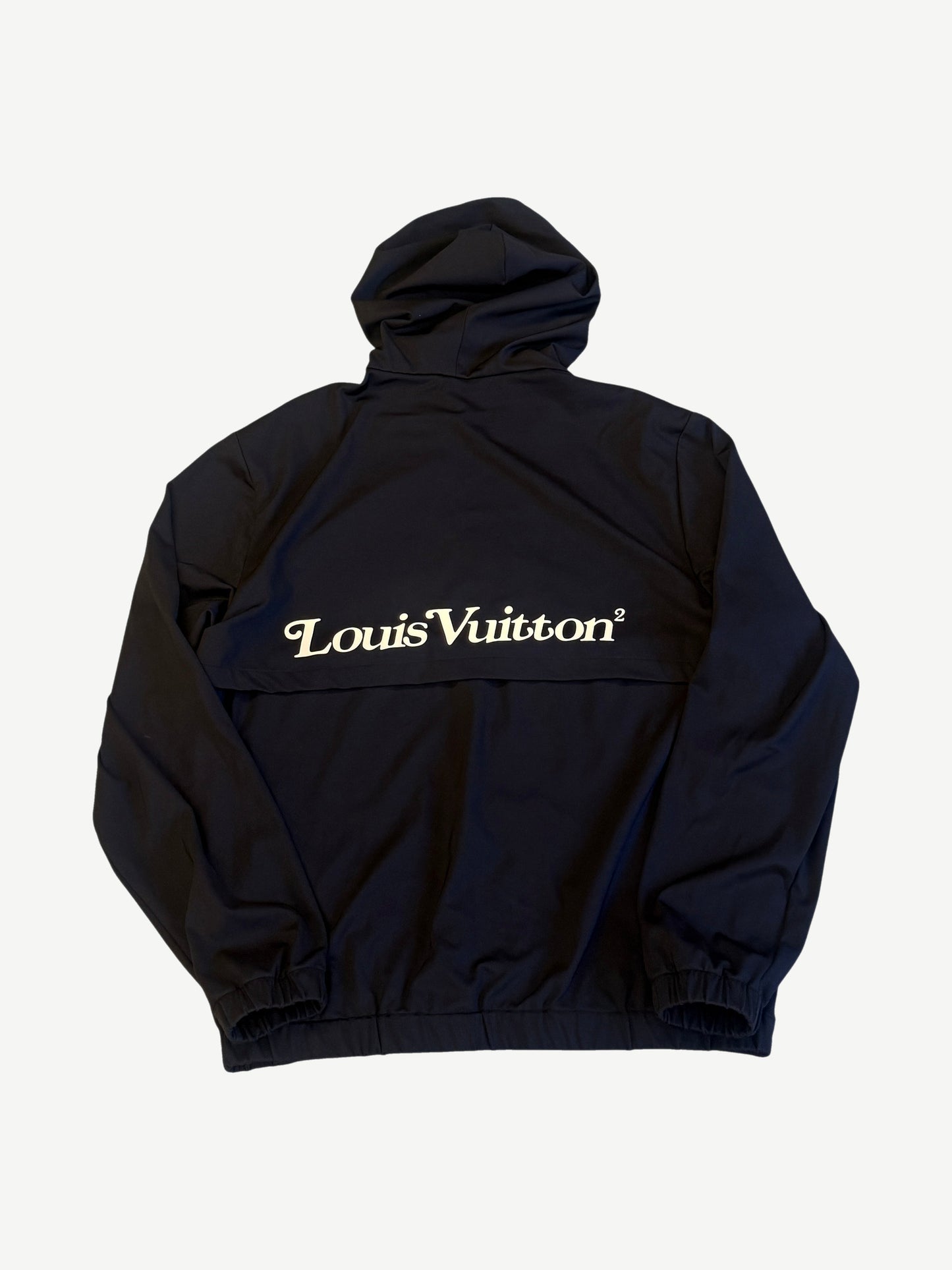 Louis Vuitton Nigo Black Logo Zipup Windbreaker