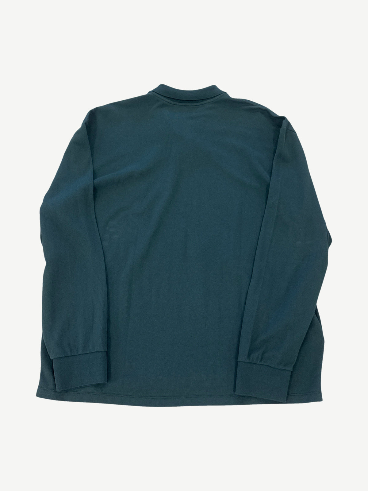 Miu Miu Green Cotton Pique Longsleeve Polo