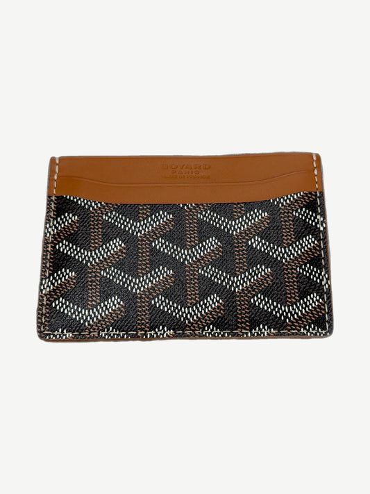 Goyard Brown Saint Sulpice Card Holder Wallet