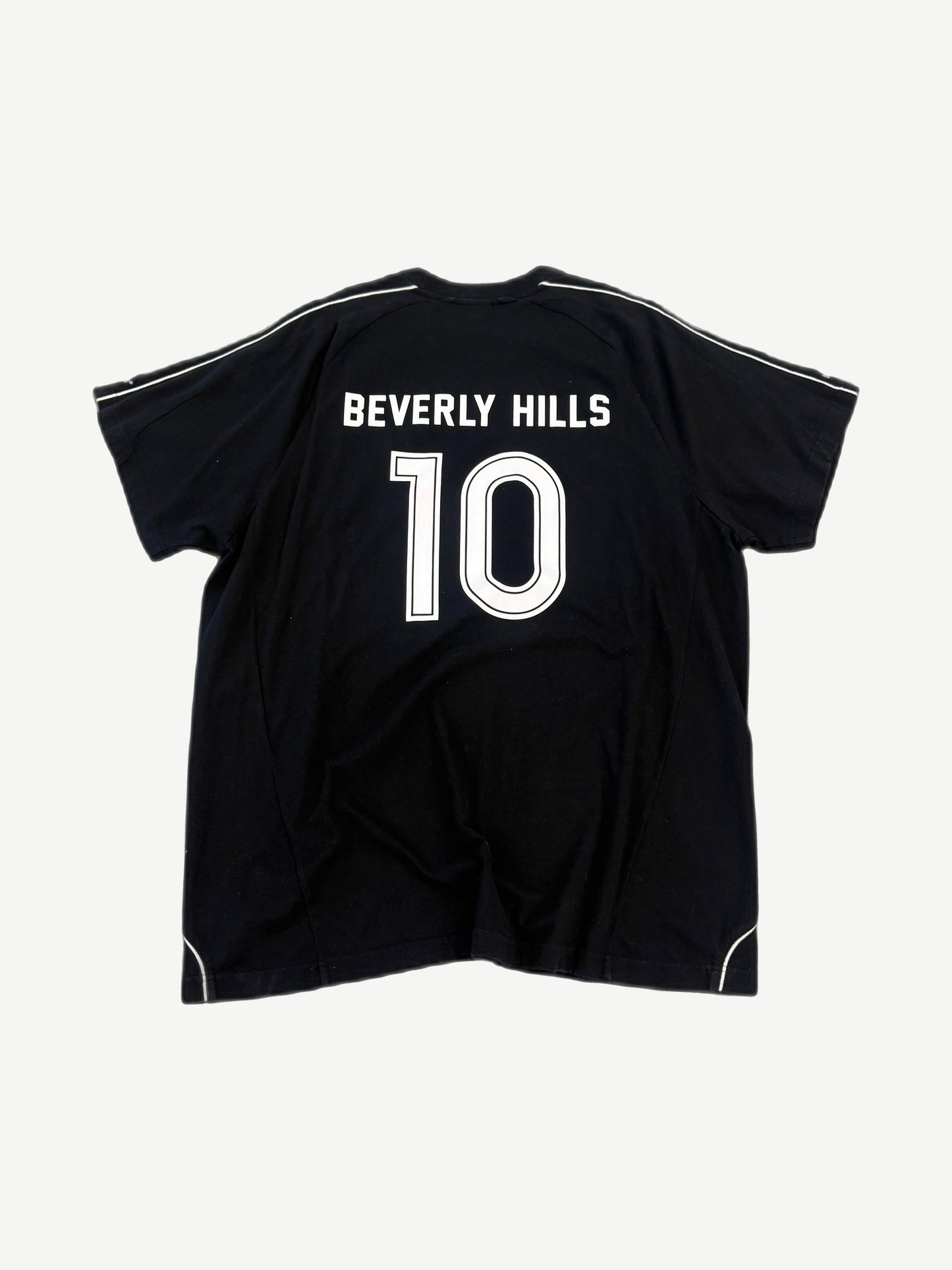Balenciaga Black Beverly Hills Soccer Logo Tee