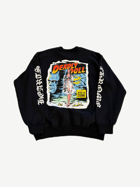 Chrome Hearts Deadly Doll Black Jesse Jo Stark Crewneck