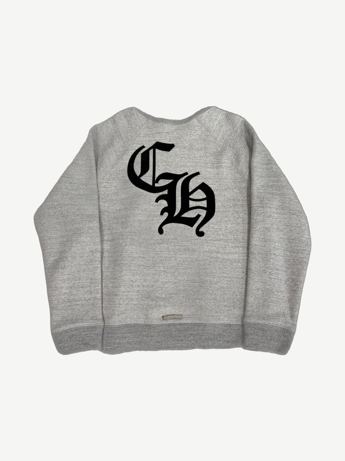 Chrome Hearts Gray Triple Cross CH 7/11 Crewneck
